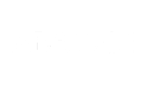 Abridge company logo in white