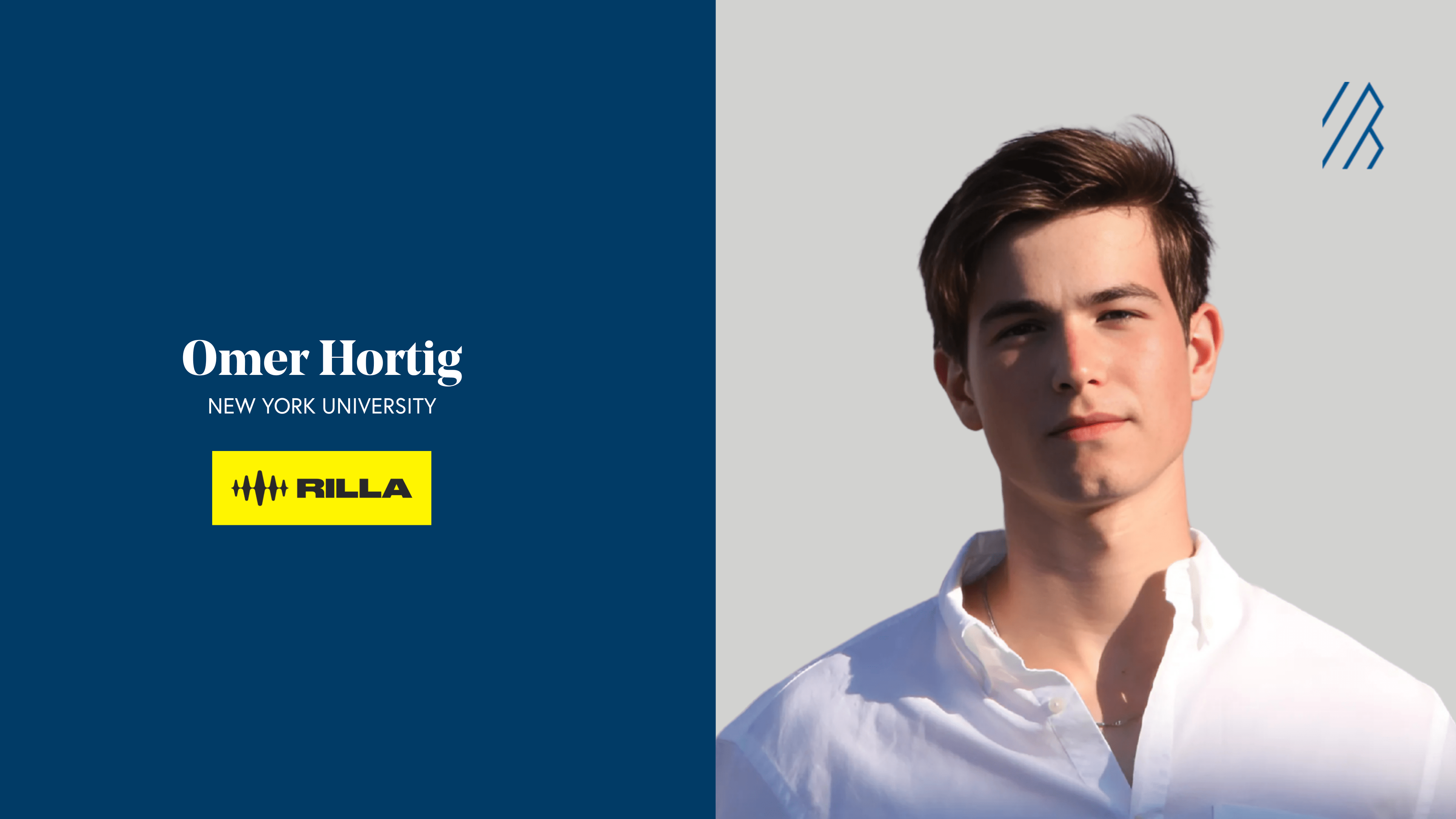 Omer Hartig Bessemer fellow graphic